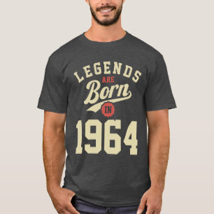 Förklaringar föds 1964 60:e födelsedagen t shirt