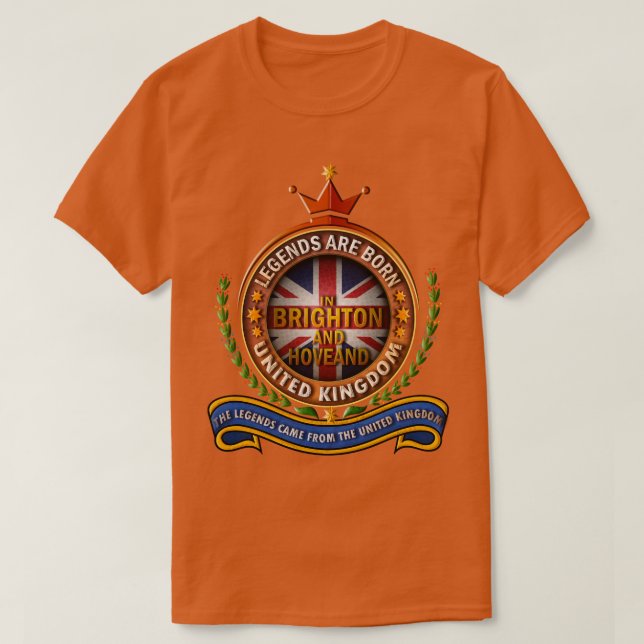 Förklaringar föds i Brighton och Hove T Shirt (Design framsida)