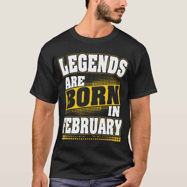 Förklaringar föds i februari t shirt (Framsida)
