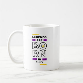 Förklaringar föds i juli Kaffe Mugg