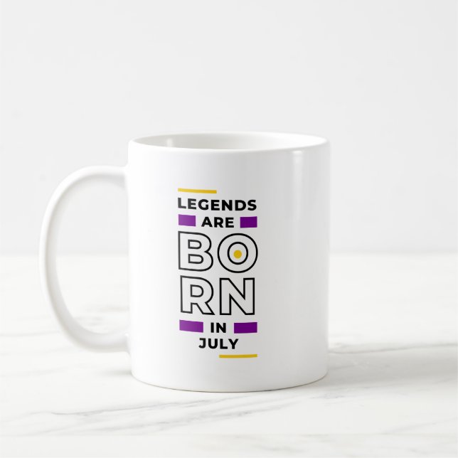 Förklaringar föds i juli Kaffe Mugg (Vänster)