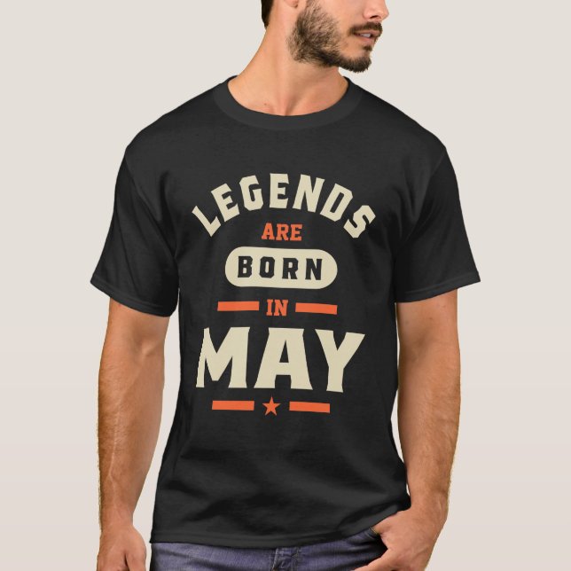 Förklaringar föds i maj - maj t shirt (Framsida)