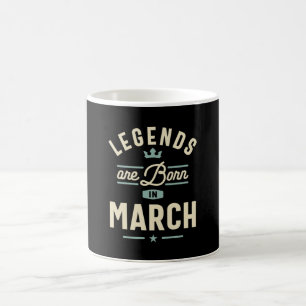 Förklaringar föds i mars - födelsedag i mars kaffemugg