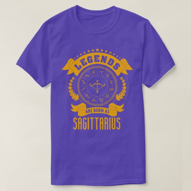 Förklaringar föds som Sagittarius T Shirt (Design framsida)