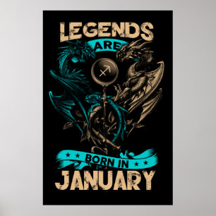 Förklaringar föds upp i januari poster
