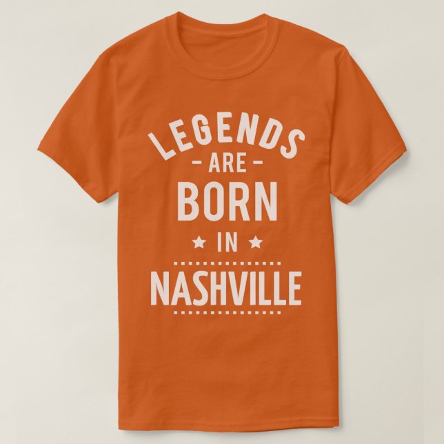 Förklaringar föds upp i Nashville 1 T Shirt (Design framsida)