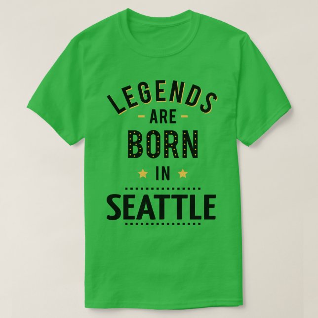 Förklaringar föds upp i Seattle T Shirt (Design framsida)