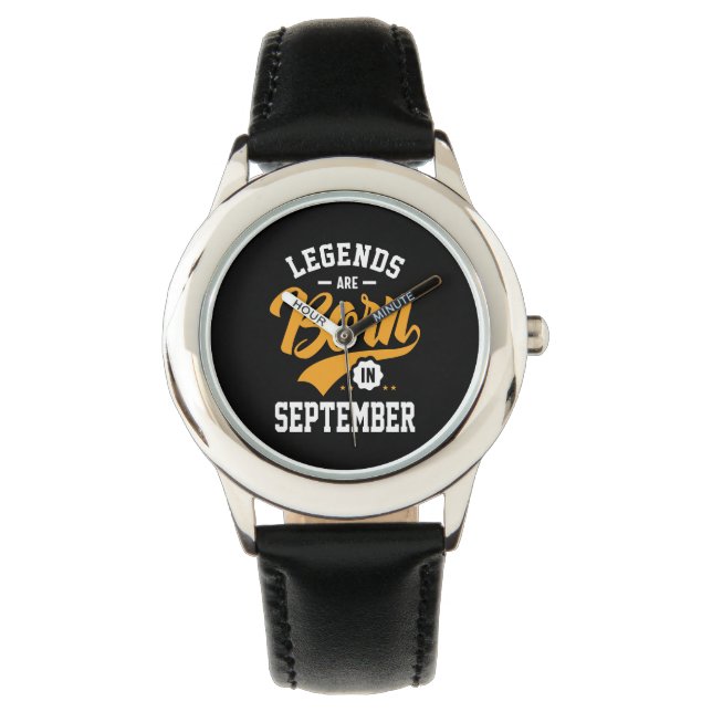 Förklaringar föds upp i september armbandsur (Framsida)