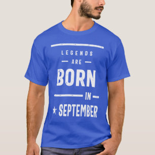 Förklaringar föds upp i september t shirt