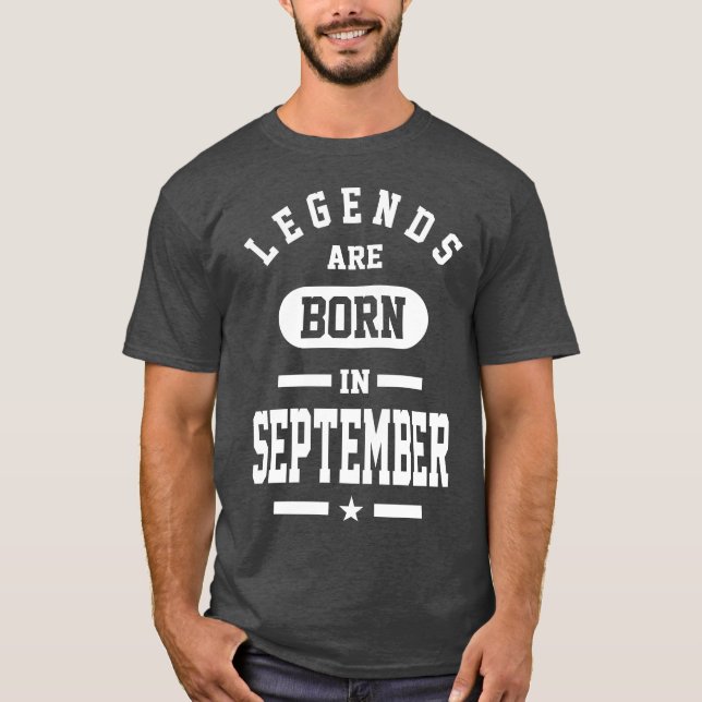 Förklaringar föds upp i september t shirt (Framsida)