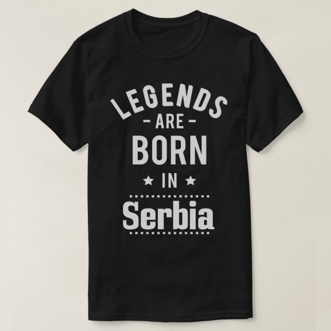 Förklaringar föds upp i Serbien 1 T Shirt (Design framsida)