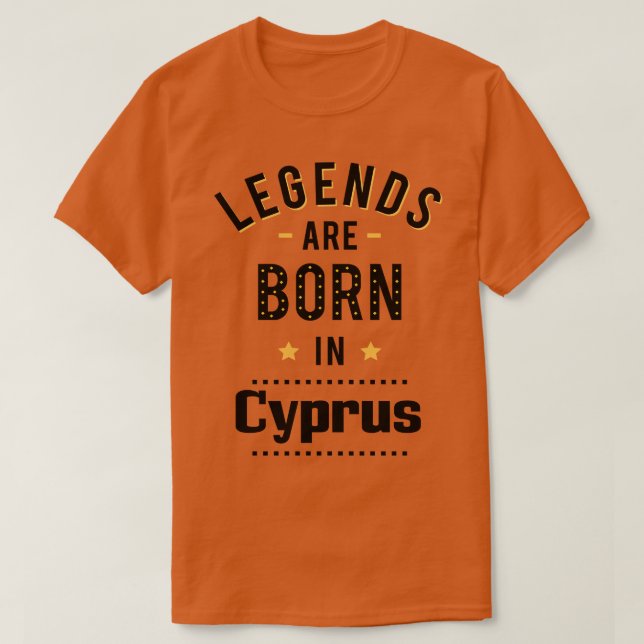 Förklaringar föds upp på Cypern T Shirt (Design framsida)