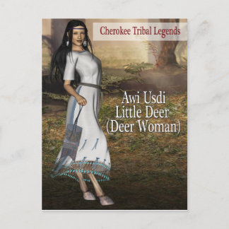 Förklaringar från Cherokee Tribal: Little Hjort (H Vykort