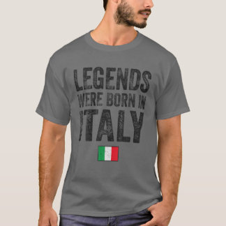 Förklaringar har fötts i Italien i italienska Flag T Shirt