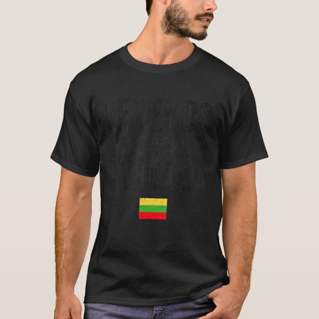 Förklaringar har fötts upp i Litauens litauiska Fl T Shirt (Framsida)