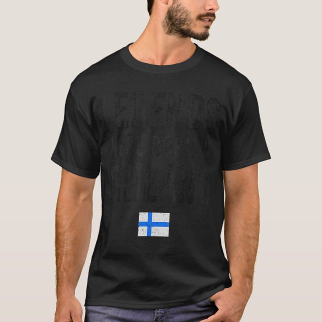 Förklaringar har fötts upp i rötter från Finn-Prid T Shirt (Framsida)