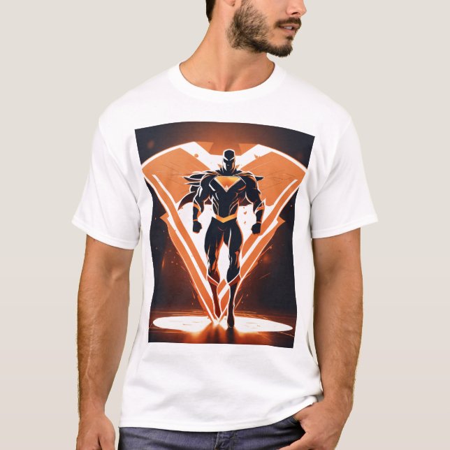 "Förklaringar i aktion" "Heroiska trådar" T Shirt (Framsida)