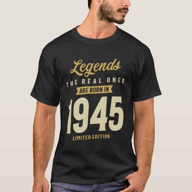 Förklaringar som föddes 1945. De verkliga lockar 7 T Shirt (Framsida)