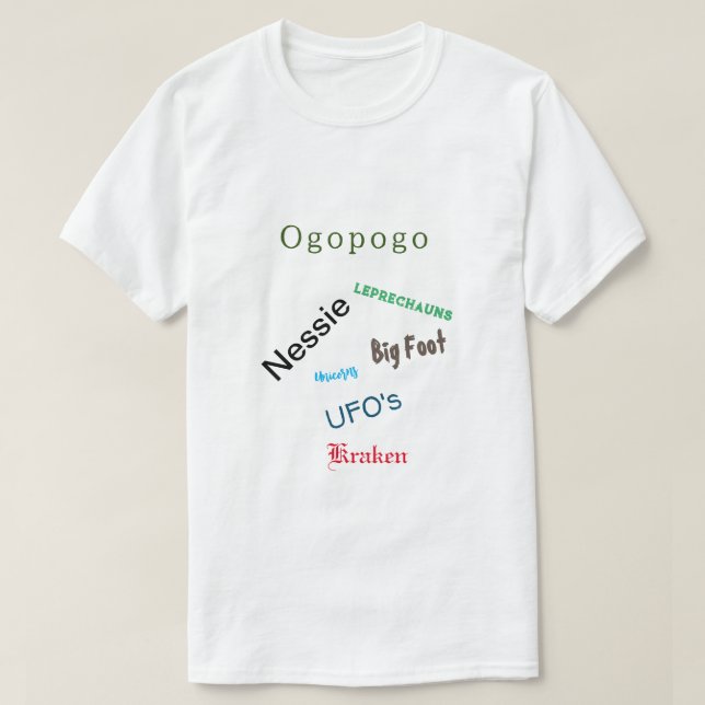 Förklaringar T-Shirt (Design framsida)