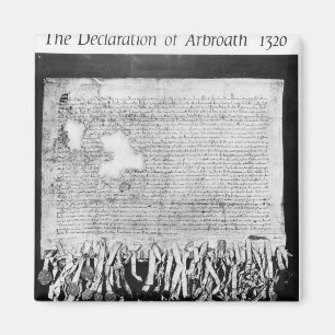 Förklaringen av Arbroath, 6 April 1320 Magnet