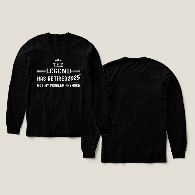 Förklaringen har dragit tillbaka 2025-inte mitt pr t shirt (Design framsida och baksida)