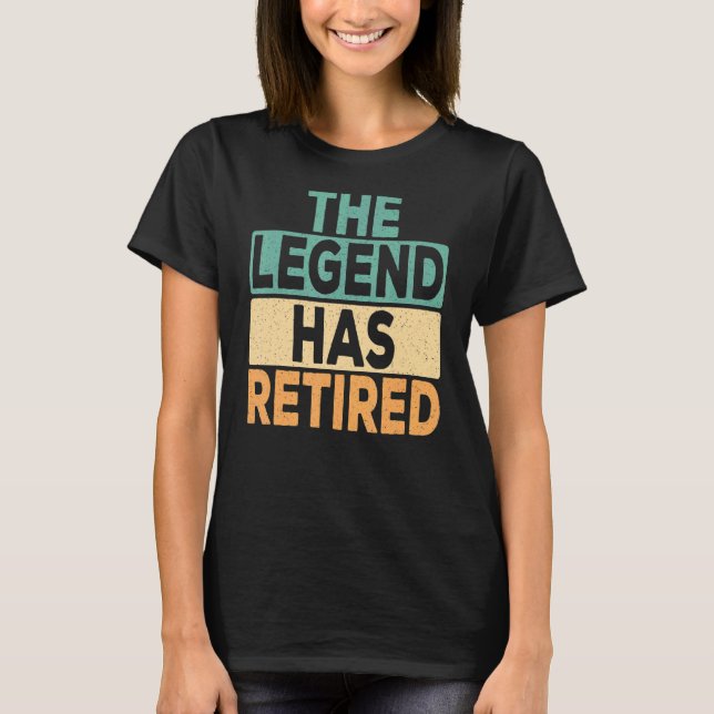 Förklaringen har dragit tillbaka Pension Retro Ret T Shirt (Framsida)