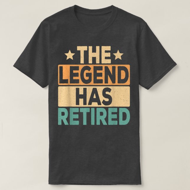 Förklaringen har dragit tillbaka Retro Pension Fun T Shirt (Design framsida)