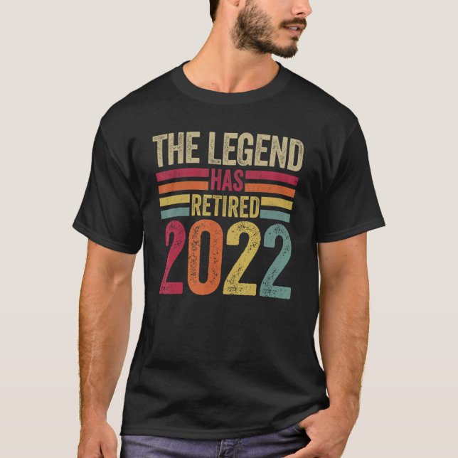 Förklaringen har gått tillbaka 2022 Tees Pension f T Shirt (Framsida)
