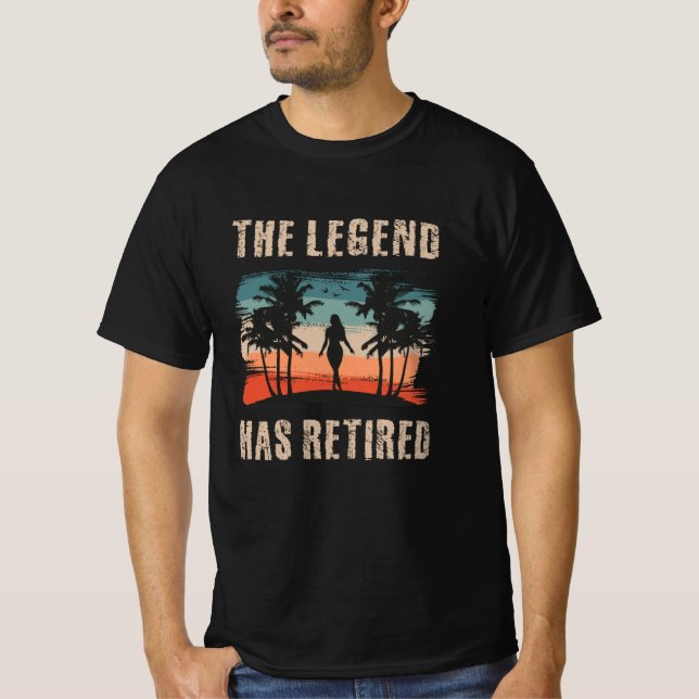 Förklaringen har gått tillbaka, Pension, Retiree T Shirt (Framsida)