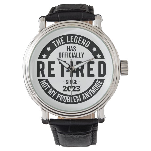 Förklaringen har officiellt upphört 2023 armbandsur (Framsida)