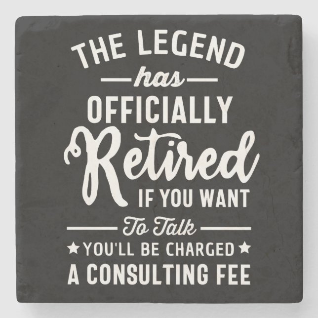 Förklaringen har officiellt upphört om du vill stenunderlägg (Framsidan)