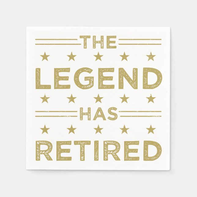 Förklaringen har upphört pappersservett (Framsidan)