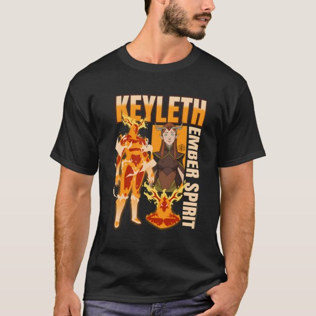 Förklaringen till Vox Machina Keyleth är en spirit T Shirt (Framsida)