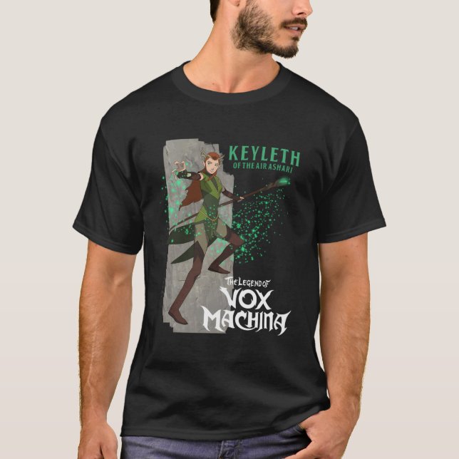 Förklaringen till Vox Machina Keyleth T Shirt (Framsida)