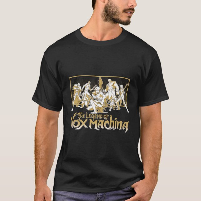 Förklaringen till Vox Machina Main Characters Figh T Shirt (Framsida)