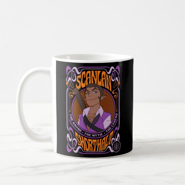 Förklaringen till Vox Machina Scanlan Psychedelic  Kaffemugg (Vänster)