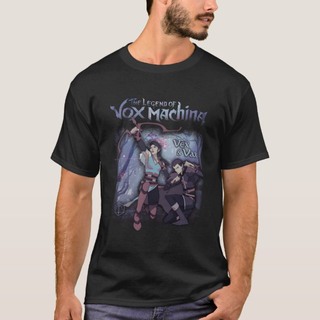 Förklaringen till Vox Machina Vex och Vax Forest S T Shirt (Framsida)