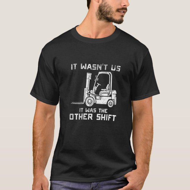 Forklift Driver Design for Warehouse Worker - IT W T Shirt (Framsida)