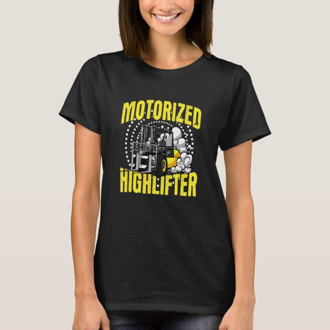 Forklift driver warehouse clerk saying t shirt (Framsida)