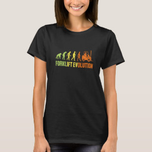 Forklift Evolution Funny Forklift Operator Fork Wa T Shirt