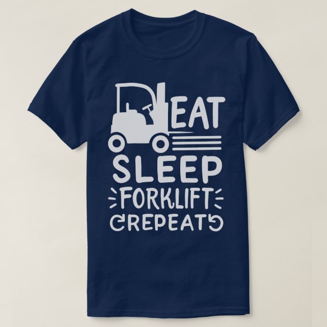 Forklift Forklift operator Forklift Driver 2 T Shirt (Design framsida)