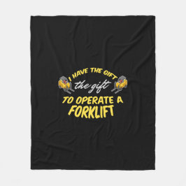 Forklift Gift Fleecefilt