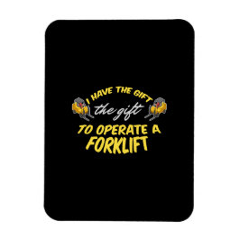 Forklift Gift Magnet