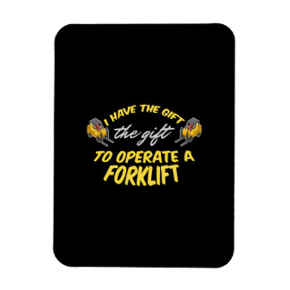 Forklift Gift Magnet