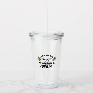 Forklift Gift Take Away Mugg