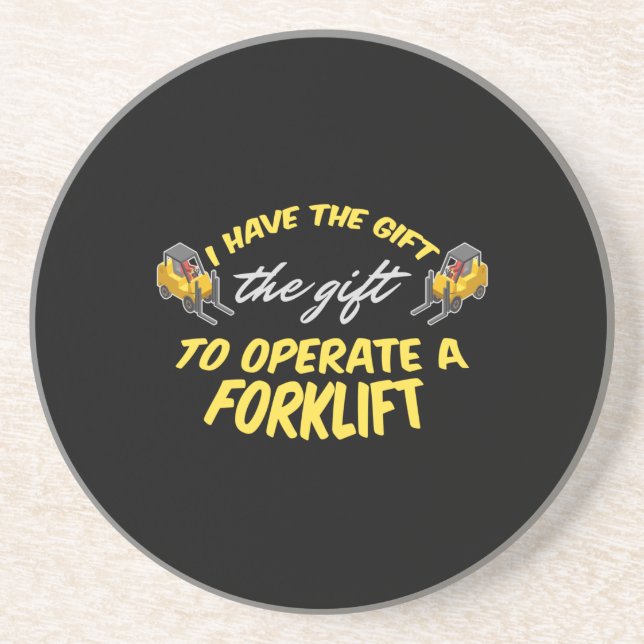 Forklift Gift Underlägg (Framsidan)