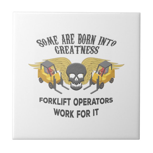 Forklift Greatness Kakelplatta (Framsidan)