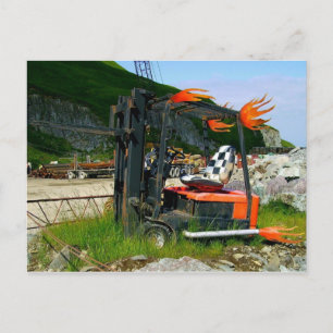 Forklift Hotrod, holländska Harbor, Alaska Vykort