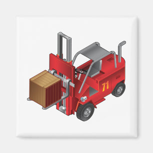 Forklift Lastbil Magnet