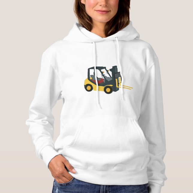 Forklift Lastbil T Shirt (Framsida)